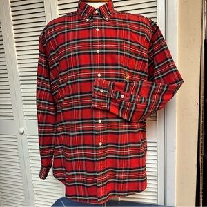 RALPH LAUREN SPORT  Size XL  Classic Red Plaid
